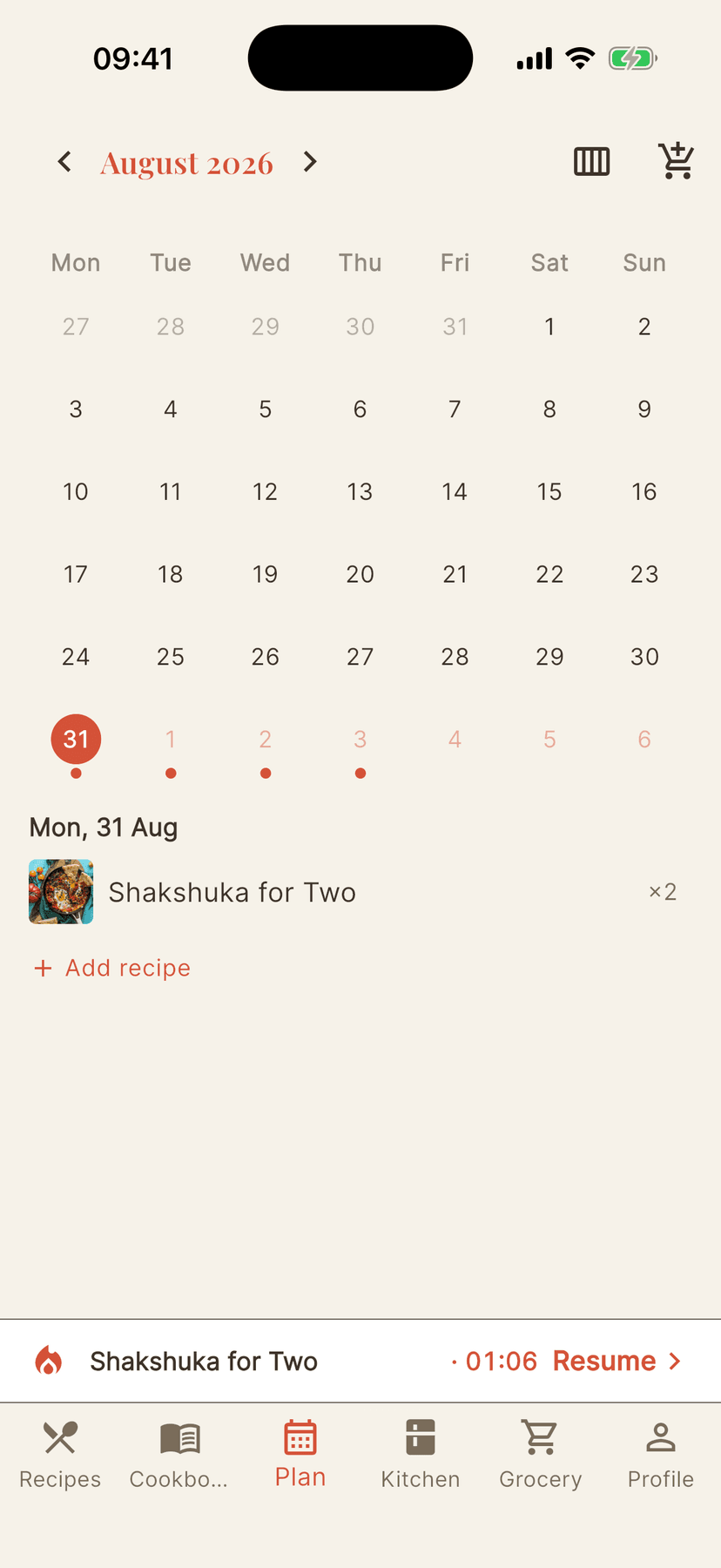 CookFlic — Plan the week. Shop once.